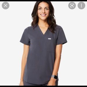 Figs Catarina Top in charcoal